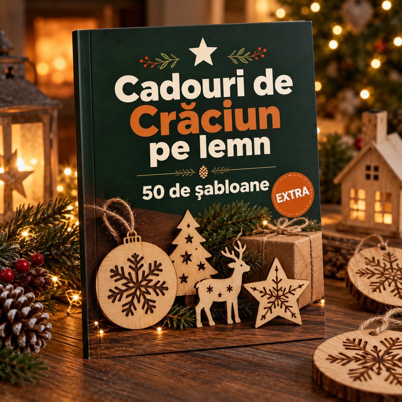 Cadouri de Crăciun pe lemn